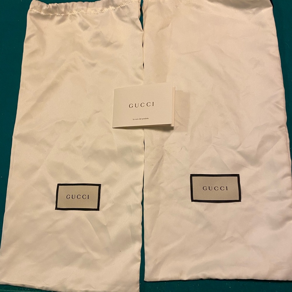 Gucci Silk Drawstring Dust Bags Authentic (2)
